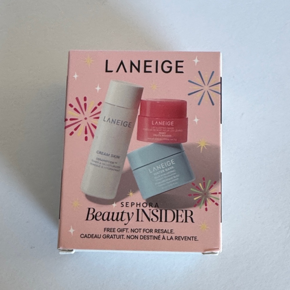LANEIGE Cream Skin and Lip Mask Set - Pink and Blue